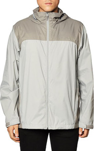 Custom Men's Plus-Size Breathable Hooded Rain Jacket Waterproof Windproof Windbreaker Zipper for Outdoor <b>Cycling</b> Hiking Summer - Product Image 2
