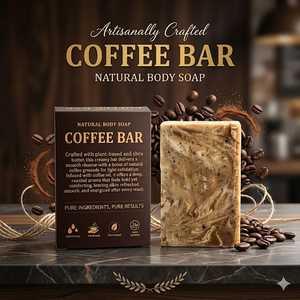 Jabón de Café Premium, Exfoliante Corporal Natural, Jabón Artesanal Hidratante para Baño y Limpieza Facial, Proveedor al por Mayor - Product Image 4