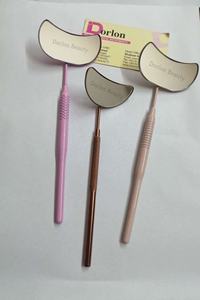 Dorlon Rose Gold Trending Style Stainless Steel Eyelash Inspection/<b>Makeup</b> <b>Mirror</b> with Best Custom Logo <b>Magnifying</b> Feature - Product Image 2