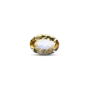 Faceted Pear Cut Natural Citrine Loose Gemstone-10.85 Carat Certified Fine Yellow Stone - Product Image 1