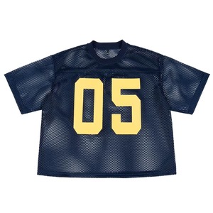 Camiseta de fútbol americano de malla personalizada estilo streetwear para hombre, jersey holgado con estampado de sublimación - Product Image 3