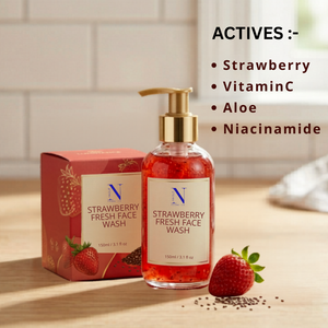 Fresa de Marca Privada para Lavado Facial |   Crema Limpiadora Facial Hidratante de Limpieza Profunda |   Fabricante de Productos para el Cuidado de la Piel OEM ODM, Muestra - Product Image 2