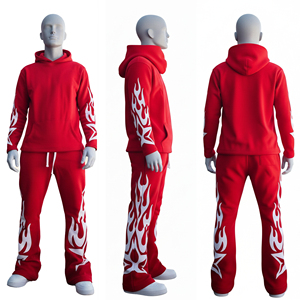 Mens Custom Tech Fleece Sweatpants Windproof Athletic <b>Tracksuit</b> Two Piece Jogging Suit Gym Workout Running Fitness Oem - Product Image 1