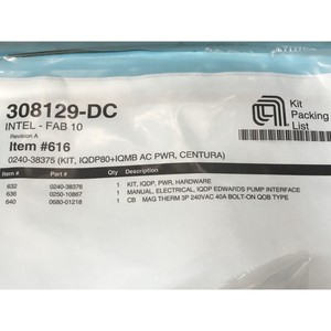 Amat ชุด0240-38375, IQDP80 + iqmb AC Pwr, centura-ที่เชื่อถือได้อุปกรณ์เซมิคอนดักเตอร์มรดกระดับโลกและชิ้นส่วนที่ - Product Image 1