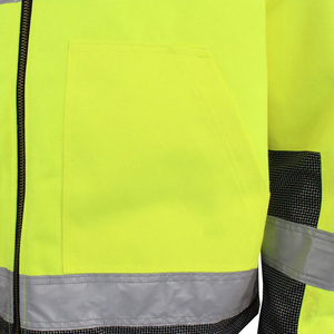 Veste de sécurité unisexe réfléchissante et résistante aux acides en coton de haute qualité, personnalisable, haute visibilité, pour le travail, l'hiver, la construction, vente en gros - Product Image 5