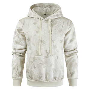 Sweat-shirt à capuche camouflage pour homme, manches longues, coupe classique, respirant, tricoté, avec poche, vêtements décontractés pour l'extérieur - Product Image 5