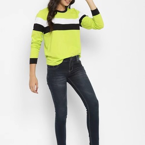 T-shirts personnalisés en coton 180 g/m² pour femmes, respirants, décontractés, style streetwear, manches longues, fournisseur OEM B2B, vente en gros - Product Image 4