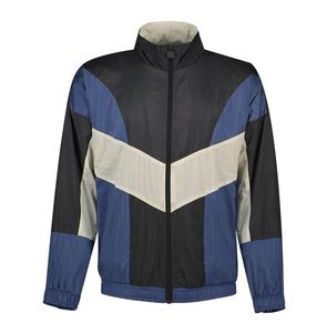 Chaqueta Cortavientos Deportiva Impermeable de Talla Grande al por Mayor, Chaqueta de Nailon Personalizada con Capucha Transpirable para Hombre, Bloques de Color - Product Image 3