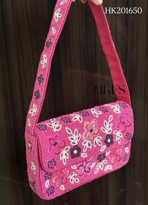 Bolso Bandolera Bordado con Cuentas, Estilo Boho Chic, con Decoración Floral y Bordado de Cuentas para Mujer - Product Image 6