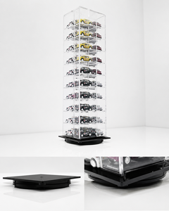 Modern Clear Acrylic Model Car <b>Display</b> <b>Case</b> Foldable Toy Show Cabinet for Retail Shops - Product Image 4