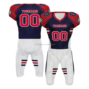 Maillot de football américain personnalisé unisexe en sublimation, de haute qualité, à séchage rapide, ensemble de compression pour adultes, vente en gros à prix réduit - Product Image 4