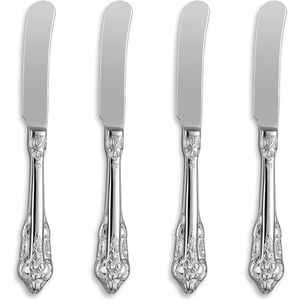Splendido Set di 4 Spalmaburro da 17,5 cm in Acciaio Inossidabile 18/10, Eleganti Coltelli da Burro - Product Image 1