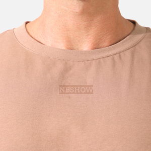 เสื้อยืดเปล่าคุณภาพสูงสำหรับงานสกรีน พิมพ์ลายได้ ผ้าคอตตอนหนา ทรงโอเวอร์ไซส์ สำหรับผู้ชาย 240 GSM ทรงบ็อกซี่ ไหล่ตก สไตล์สตรีทแวร์ - Product Image 5