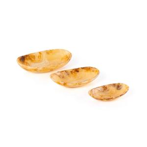 Plats de service ovales en résine faits à la main en Inde, durables, sans plomb, écologiques, pour dattes et chocolats, style américain, plateaux alimentaires sécurisés - Product Image 1