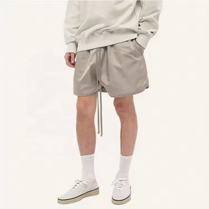 Pantalones Cortos Deportivos para Hombre, de Color Sólido, de Poliéster, Cintura Media, con Cordón, de Secado Rápido, Tejido de Nailon - Product Image 4