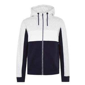 เสื้อฮู้ดซิปสองชั้นสำหรับฤดูหนาวผ้าฟลีซมีฮู้ดปรับแต่งได้เกรดสูงผ้าคอตตอน100% ลายแบบใหม่ย้อมสีล้วน - Product Image 2