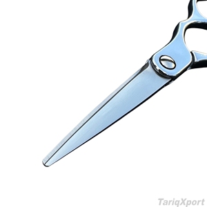 Ciseaux de coiffure professionnels pour salon, 4,5 pouces, acier inoxydable 440C, lame tranchante, vis de réglage - Product Image 3