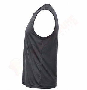 Custom Men's Gym Tank Top Quick Dry Breathable Spandex/Cotton O-Neck Sleeveless Sports Vest Bodybuilding Fitness Training Wear - Product Image 3