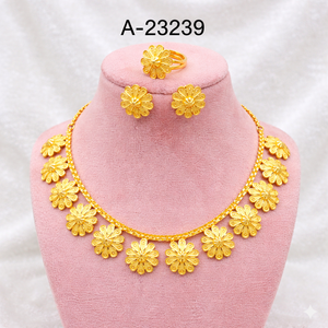 Conjunto de Joyería de Moda Africana Inspirada en la India, Chapado en Oro/Plata con Aleación de Cobre y Circonitas, de MOLL JEWELLERS, Modelo A-23231, el Mejor Compra del 2024 - Product Image 3