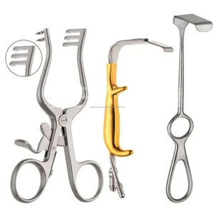 Kit de rétracteurs chirurgicaux de précision World Precision, 3 pièces, en acier inoxydable, manuels, certifiés CE, instruments de chirurgie générale réutilisables - Product Image 3
