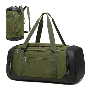 2026 Custom Multi-Purpose Lightweight Durable Travel Weekender Overnight Duffel Bag Canvas Sport Gym <b>Luggage</b> Hot Sale - Product Image 4