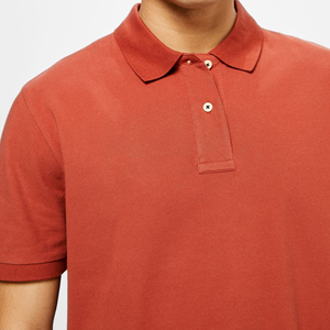 Camiseta Polo de Golf para Hombre, 100% Algodón, Impresión de Logotipo Personalizado, Elástica, de Secado Rápido, Corte Ajustado, Transpirable, Corte Regular, Venta al Por Mayor - Product Image 6