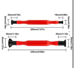 Manual Valve Lapping Stick <b>Tool</b> Set Double End Suction Cup Grinding Sticks Automotive Engine Valves Repair Valve lapping stick - Product Image 2