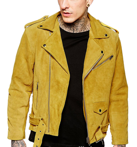 Sheep Skin Winter Outerwear <b>Jackets</b> Hip Hop Stylish <b>Genuine</b> <b>Leather</b> <b>Jacket</b> with Custom Logo - Product Image 1