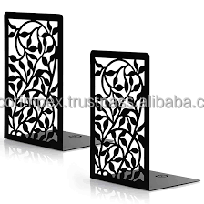 Vente en gros Serre-livres décoratifs personnalisés en métal Serre-livres en laiton Design géométrique Serre-livres en métal et laiton - Product Image 2