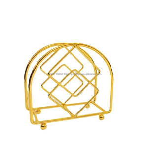 Porta Servilletas de Metal de Hoja Grande, Hecho a Mano, de Alta Calidad, Estilo Americano, para Hogar, Restaurante, Bar, Hotel - Product Image 4