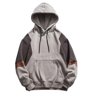 Sweat-shirt polaire à capuche pour homme, 100 % coton, imprimé, avec poches, style streetwear, anti-plis, respirant, vente en gros - Product Image 4