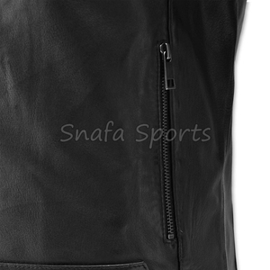 Men's Casual Fashion <b>Jacket</b> <b>Winter</b> <b>Leather</b> <b>Jacket</b> for Men's OEM Services Custom Logo Full Zipper <b>Leather</b> <b>Jacket</b> - Product Image 3