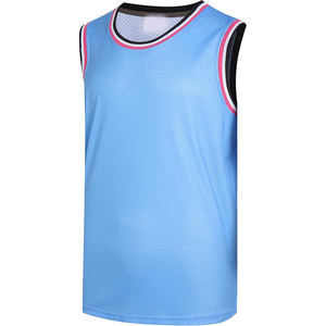. Maillot de basket sans manches en mesh respirant pour la gym et le fitness – Débardeur de sport pour l'entraînement, la course et la personnalisation d'équipe - Product Image 4