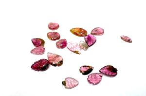 Piedras Preciosas Sueltas de Turmalina en Forma de Hoja Hechas a Mano para la Creación de Joyas Elegantes, Gemas Naturales Sueltas para Creaciones de Joyería Premium - Product Image 3