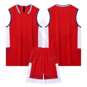 Conjunto de Uniforme de Baloncesto Personalizado, Sin Mangas, Cuello en V, Poliéster que Absorbe la Humedad, Uniforme Deportivo Unisex para Adultos - Product Image 5