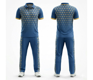 Bulk Order Custom <b>Cricket</b> Uniform Supplier from Pakistan | Men Women Youth <b>Cricket</b> Wears Polo Shirt and Trouser Full Team - Product Image 5