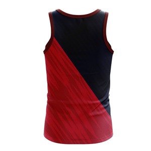 Camiseta sin mangas de tela duradera para sublimación, material transpirable y ligero, textura suave, perfecta para entrenamiento en el gimnasio - Product Image 4