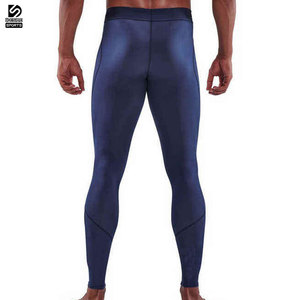 กางเกงเลกกิ้งผู้ชายแบบรัดรูปสั่งทำพร้อมโลโก้ขายส่ง-ผ้ายืดสแปนเด็กซ์/โพลีเอสเตอร์ แห้งเร็ว ระบายอากาศได้ดี สีสันตามสั่ง คุณภาพสูง - Product Image 4