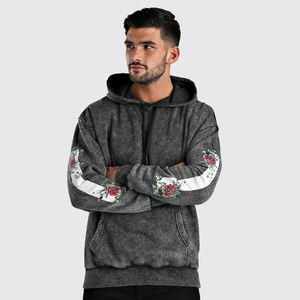 Última Llegada, Precio al por Mayor, Sudaderas con Capucha para Hombre, Lavado Ácido, Invierno, Ecológicas, Resistentes al Viento, Forro Polar, 100% Algodón, Talla Grande, Personalizables - Product Image 1