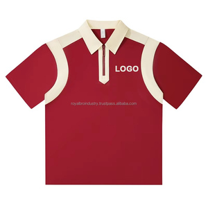 เสื้อเชิ้ตแขนสั้นผู้ชายผ้าเนื้อหนัก 240 กรัม พิมพ์โลโก้ได้ตามต้องการ ผ้าคอตตอน 65% โพลีเอสเตอร์ 35% ระบายอากาศได้ดี สีตัดกัน - Product Image 5