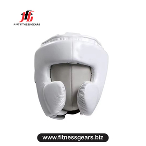 Protector de Cabeza para Boxeo, Material PU, para Adultos, Entrenamiento de Sparring, Artes Marciales, Color Blanco - Product Image 1