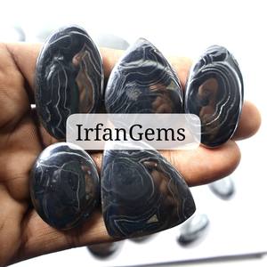 Haute qualité en gros mélange forme Psilomelane énergie naturelle guérison Psilomelane fabrication de bijoux Cabochon lisse pierre précieuse en vrac à - Product Image 3