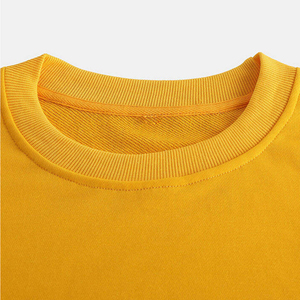 เสื้อสเวตเชิ้ตคอกลมสีเหลืองแบบยูนิเซ็กซ์ ทรงโอเวอร์ไซส์ ใส่สบาย ทรงปกติ ผ้าถักเนื้อแน่น สไตล์ลำลอง เหมาะสำหรับใส่ในฤดูใบไม้ร่วง - Product Image 3