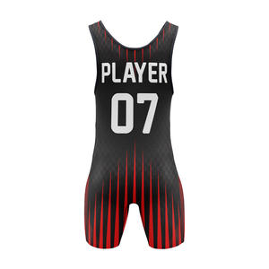 Combinaison de lutte pour homme, personnalisée, imprimée par sublimation, de haute qualité, respirante, légère, extensible, séchage rapide, durable - Product Image 5