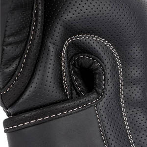 Gants de boxe entièrement personnalisés, logo personnalisé, cuir véritable de haute qualité, respirants, fermeture à boucle et crochet, sparring en extérieur - Product Image 4