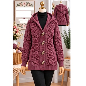 Pulls 100% acrylique ou coton, calibre 12, pour femmes, très tendance, style décontracté, pour la saison hivernale, fournisseur du Bangladesh. - Product Image 6