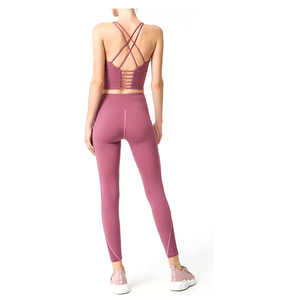 Producto en Oferta: Conjunto de Yoga sin Costuras para Mujer, MOQ Bajo, Fabricación Profesional, Ropa Deportiva de Secado Rápido - Product Image 2