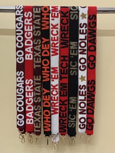 New Fashion Stylish College Team Beaded <b>Adjustable</b> <b>Straps</b> Personalized Sports Team Name Lanyard Team-Inspired Designs <b>Strap</b> 2026 - Product Image 2