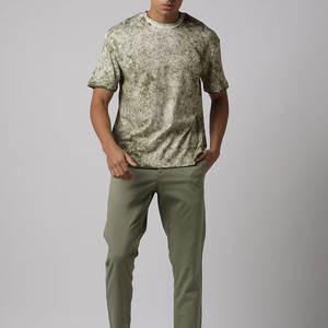 Camisetas Vintage para Hombre, Súper Modernas, 100% Algodón Jersey, Transpirables, Ecológicas, de Secado Rápido, con Lavado Ácido, Diseño a Cuadros, Tallas Grandes, 220GSM - Product Image 4