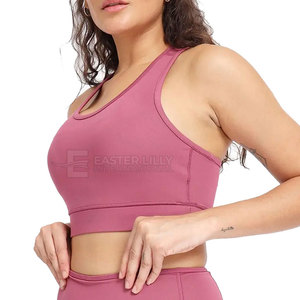 Sujetador deportivo para mujer, servicio OEM, sin costuras, ecológico, de secado rápido y transpirable. - Product Image 2